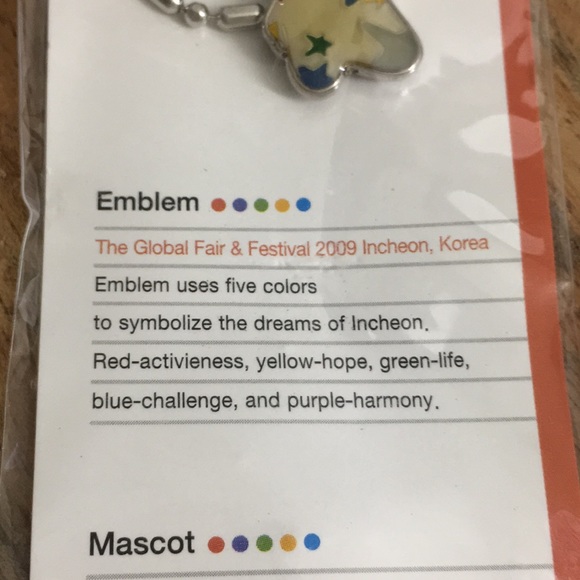 🖤2009 Global Fair & festival Korea key/bag charm - Picture 4 of 8